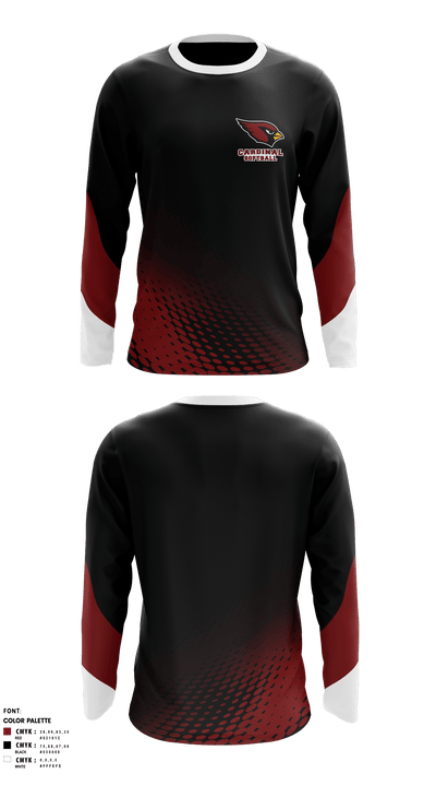 Cardinals Rocket Softball 57412364 Long Sleeve Performance Shirt - 3