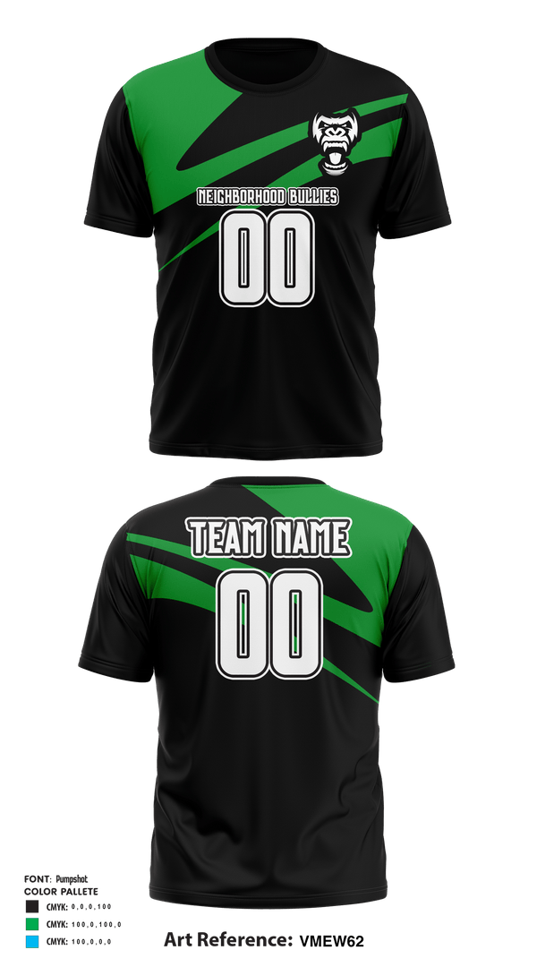 Short Sleeve Performance Shirt, Neighborhood Bullies, Football, Teamtime, Team time, sublimation, custom sports apparel, team uniforms, spirit wear, spiritwear, sports uniforms, custom shirts, team store, custom team store, fundraiser sports, apparel fundraiser