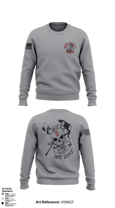 386th ECES/CEF 44039063 Crew Neck Sweatshirt - 4