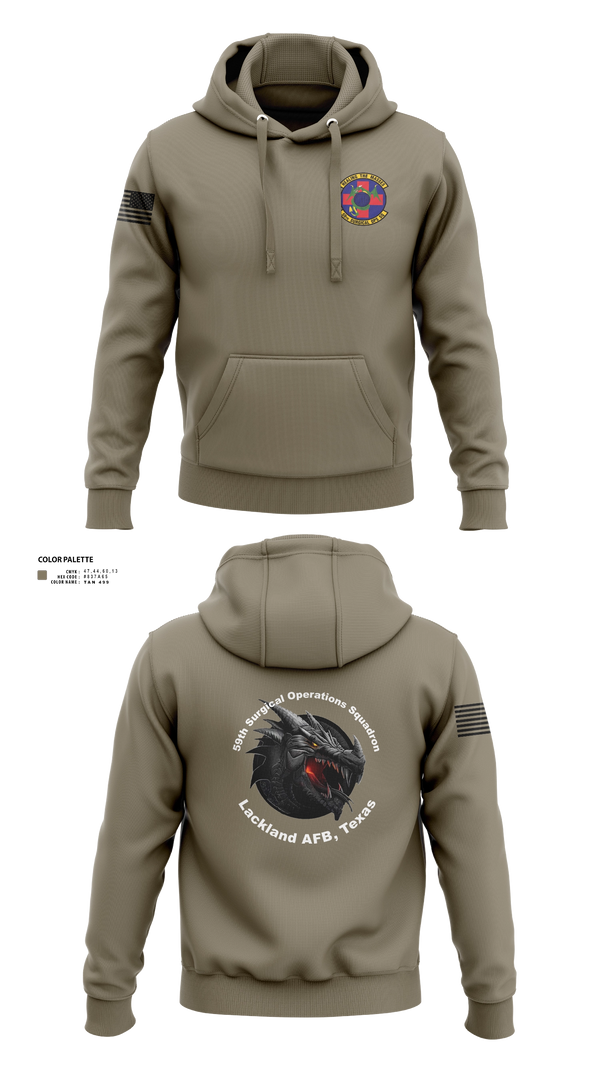 Hoodie, 59th Surgical Operations Squadron, Air Force, Teamtime, Team time, sublimation, custom sports apparel, team uniforms, spirit wear, spiritwear, sports uniforms, custom shirts, team store, custom team store, fundraiser sports, apparel fundraiser