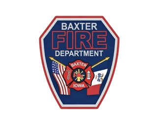 Baxter Fire Department Stainless Steel Water Bottle with a Straw Lid