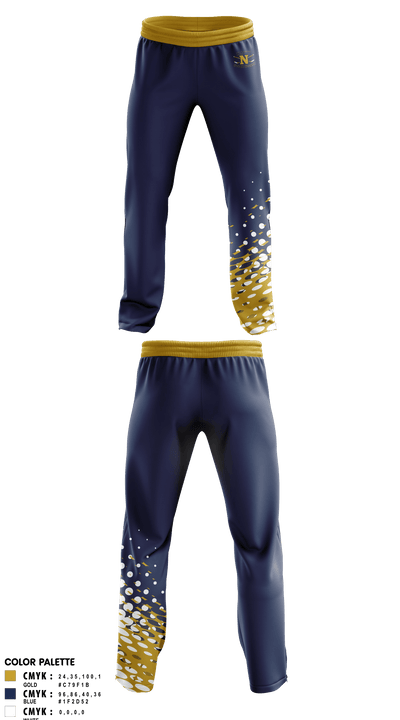 Navy Youth Hockey 90157811 Sweatpants - 1