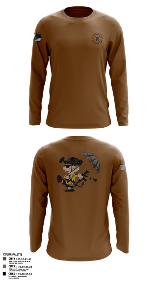 Long Sleeve Performance Polo, 3rd Platoon, CCo, 1-508th PIR, , Teamtime, Team time, sublimation, custom sports apparel, team uniforms, spirit wear, spiritwear, sports uniforms, custom shirts, team store, custom team store, fundraiser sports, apparel fundraiser