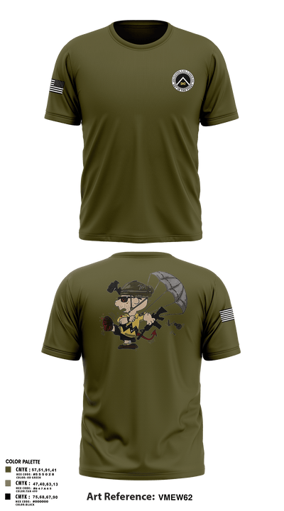 3rd Platoon, CCo, 1-508th PIR 77513198 Short Sleeve Performance Shirt - 8