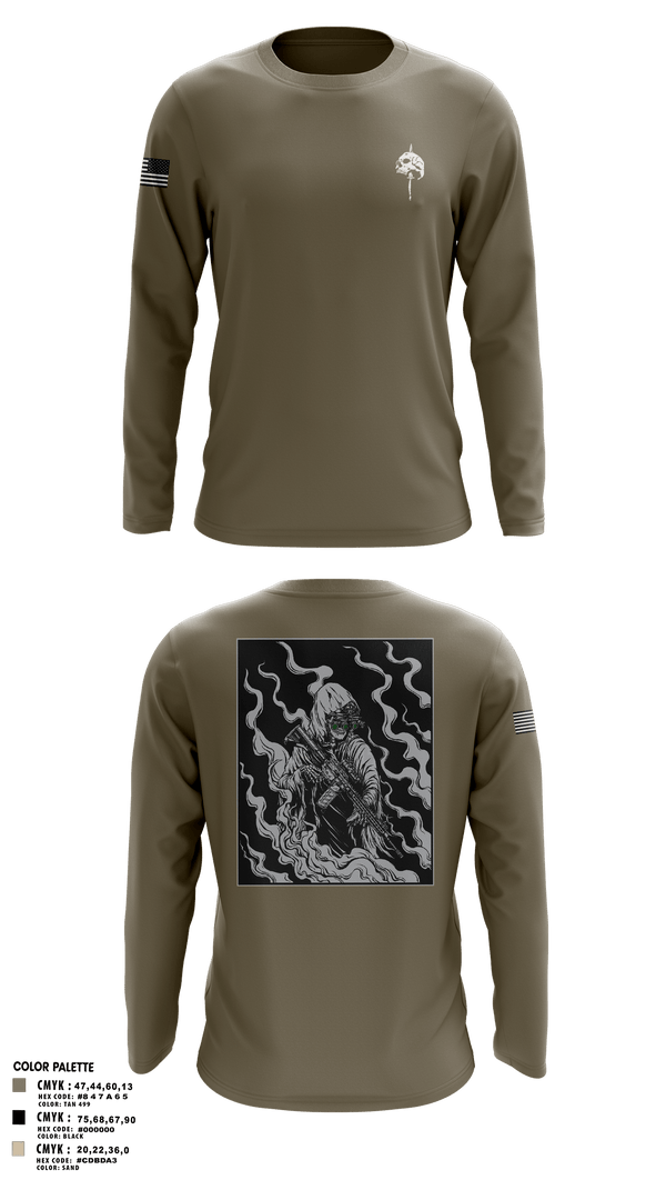 Long Sleeve Performance Shirt, The Tac Shack, Police, Teamtime, Team time, sublimation, custom sports apparel, team uniforms, spirit wear, spiritwear, sports uniforms, custom shirts, team store, custom team store, fundraiser sports, apparel fundraiser