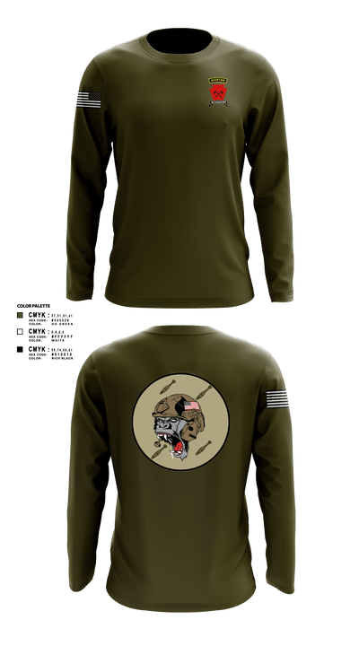 A co 1-111th MTRAco 1-111th secfor 26683697 Long Sleeve Performance Shirt - 2