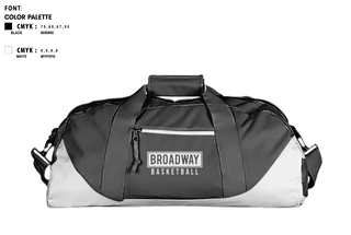 Duffle Bag, BROADWAY, Men's Volleyball, Teamtime, Team time, sublimation, custom sports apparel, team uniforms, spirit wear, spiritwear, sports uniforms, custom shirts, team store, custom team store, fundraiser sports, apparel fundraiser
