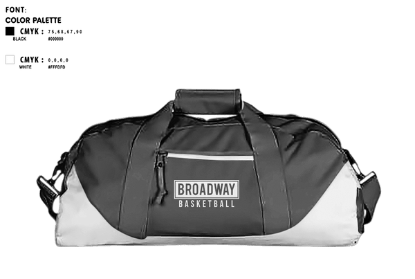 Duffle Bag, BROADWAY, Men's Volleyball, Teamtime, Team time, sublimation, custom sports apparel, team uniforms, spirit wear, spiritwear, sports uniforms, custom shirts, team store, custom team store, fundraiser sports, apparel fundraiser