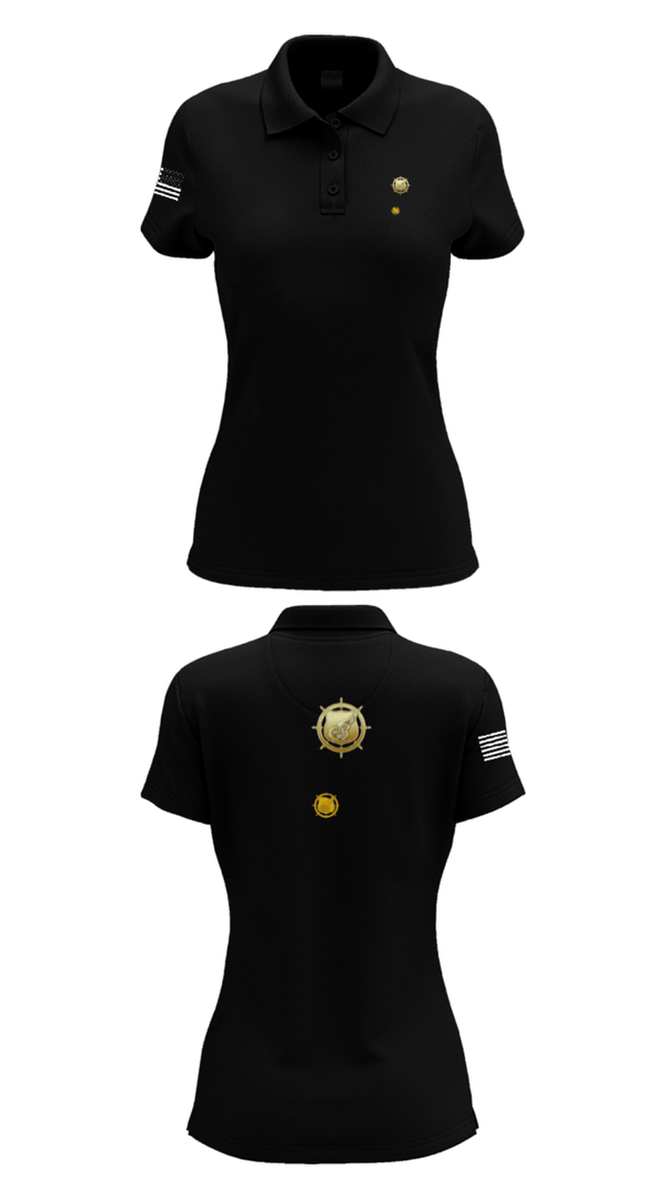 Women's Short Sleeve Performance Polo, 383rd MCT, Army, Teamtime, Team time, sublimation, custom sports apparel, team uniforms, spirit wear, spiritwear, sports uniforms, custom shirts, team store, custom team store, fundraiser sports, apparel fundraiser