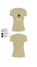 374TH CECI 7217539 Women's Short Sleeve V-neck Shirt - 84