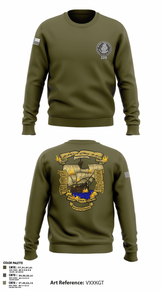 Crew Neck Sweatshirt, 220 BPOA, Police, Teamtime, Team time, sublimation, custom sports apparel, team uniforms, spirit wear, spiritwear, sports uniforms, custom shirts, team store, custom team store, fundraiser sports, apparel fundraiser