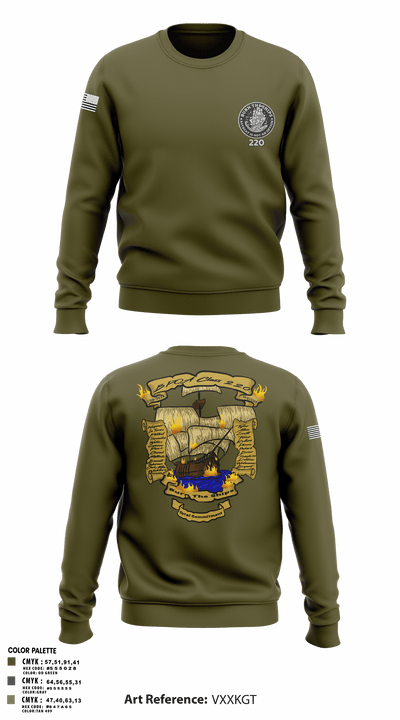 220 BPOA 59828515 Crew Neck Sweatshirt - 4
