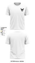 New Milford Bulls Football And Cheerleading 19489077 Short Sleeve Performance Shirt - 32