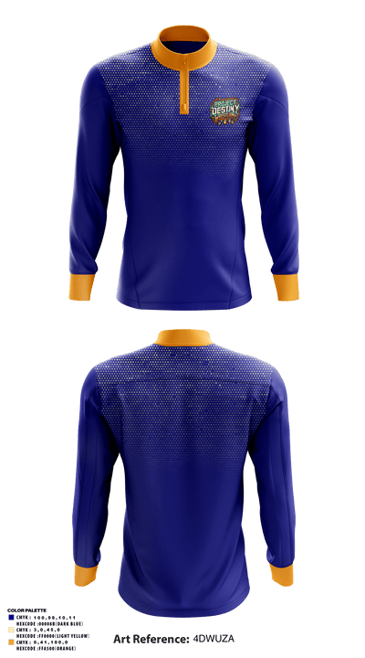 PDWC 17500138 Quarter Zip Jacket - 1