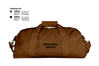 Duffle Bag, 593rd Signal Company, Army, Teamtime, Team time, sublimation, custom sports apparel, team uniforms, spirit wear, spiritwear, sports uniforms, custom shirts, team store, custom team store, fundraiser sports, apparel fundraiser