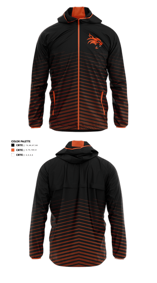 Windbreaker, Greeley Central High School Volleyball, Women's Volleyball, Teamtime, Team time, sublimation, custom sports apparel, team uniforms, spirit wear, spiritwear, sports uniforms, custom shirts, team store, custom team store, fundraiser sports, apparel fundraiser