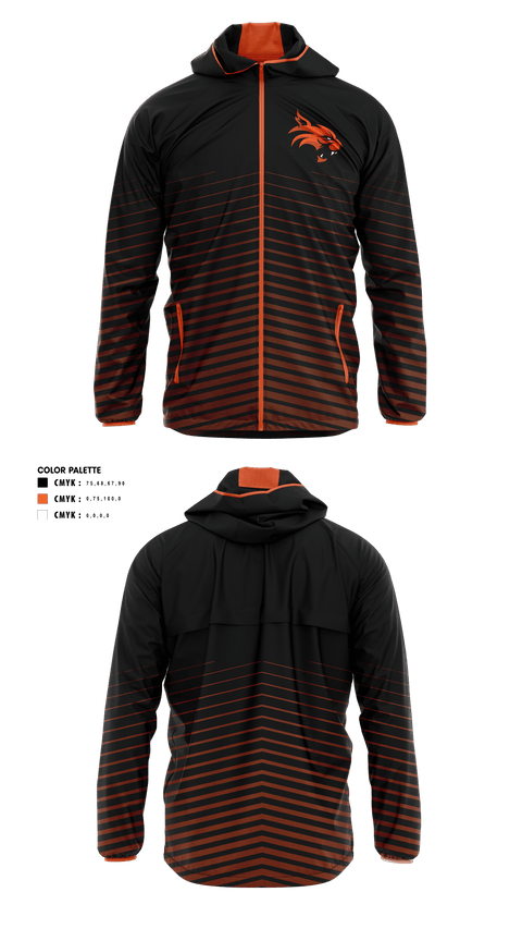 Windbreaker, Greeley Central High School Volleyball, Women's Volleyball, Teamtime, Team time, sublimation, custom sports apparel, team uniforms, spirit wear, spiritwear, sports uniforms, custom shirts, team store, custom team store, fundraiser sports, apparel fundraiser
