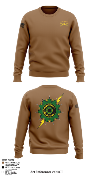 Crew Neck Sweatshirt, Chaos Company, Army, Teamtime, Team time, sublimation, custom sports apparel, team uniforms, spirit wear, spiritwear, sports uniforms, custom shirts, team store, custom team store, fundraiser sports, apparel fundraiser