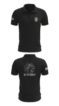 Farmersville Police K9 Unit 60713953 Short Sleeve Performance Polo - 18