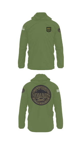 Windbreaker, E CO 169 AVN, National Guard, Teamtime, Team time, sublimation, custom sports apparel, team uniforms, spirit wear, spiritwear, sports uniforms, custom shirts, team store, custom team store, fundraiser sports, apparel fundraiser