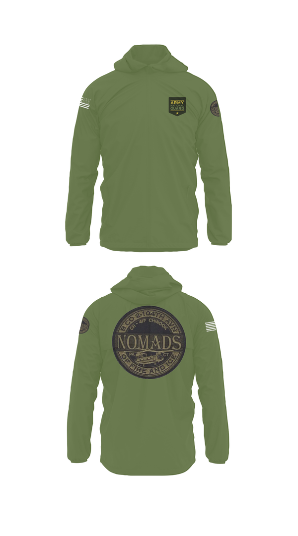 Windbreaker, E CO 169 AVN, National Guard, Teamtime, Team time, sublimation, custom sports apparel, team uniforms, spirit wear, spiritwear, sports uniforms, custom shirts, team store, custom team store, fundraiser sports, apparel fundraiser