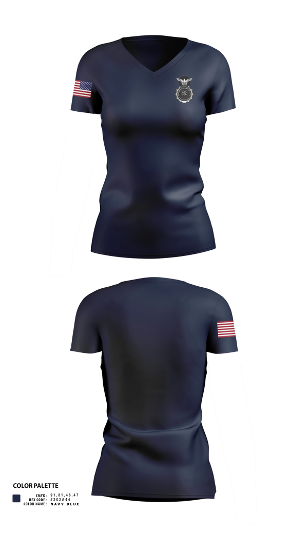 Womens Short Sleeve Vneck Shirt, SFI, Air Force, Teamtime, Team time, sublimation, custom sports apparel, team uniforms, spirit wear, spiritwear, sports uniforms, custom shirts, team store, custom team store, fundraiser sports, apparel fundraiser