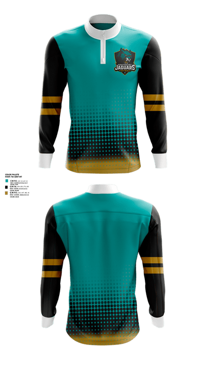 southeast Jaguars 26594681 Quarter Zip Jacket - 1