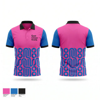 Short Sleeve Performance Polo, East Coast Icons, Baseball, Teamtime, Team time, sublimation, custom sports apparel, team uniforms, spirit wear, spiritwear, sports uniforms, custom shirts, team store, custom team store, fundraiser sports, apparel fundraiser
