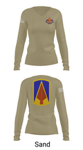 177th AR BDE 62955880 Women's Long Sleeve V-neck Shirt - 97