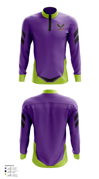 NOLA Black Hawks 6850608 Quarter Zip Jacket - 21