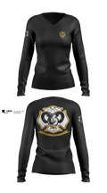 Sparta Fire/Rescue Women's Long Sleeve V-neck Shirt - 4