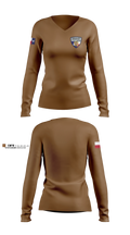 Yoakum County Sheriff’s Office Women's Long Sleeve V-neck Shirt - 5