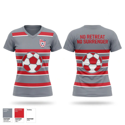 Patriots United FC Women's Short Sleeve V-neck Shirt - 1