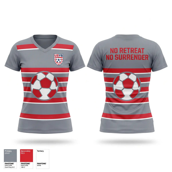Womens Short Sleeve Vneck Shirt, Patriots United FC, Men's Soccer, Teamtime, Team time, sublimation, custom sports apparel, team uniforms, spirit wear, spiritwear, sports uniforms, custom shirts, team store, custom team store, fundraiser sports, apparel fundraiser