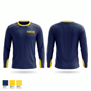 Long Sleeve Performance Shirt, PIONEERS, Wrestling, Teamtime, Team time, sublimation, custom sports apparel, team uniforms, spirit wear, spiritwear, sports uniforms, custom shirts, team store, custom team store, fundraiser sports, apparel fundraiser