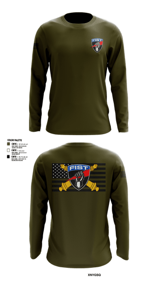 Long Sleeve Performance Shirt, 1/78th FA Bn, Army, Teamtime, Team time, sublimation, custom sports apparel, team uniforms, spirit wear, spiritwear, sports uniforms, custom shirts, team store, custom team store, fundraiser sports, apparel fundraiser