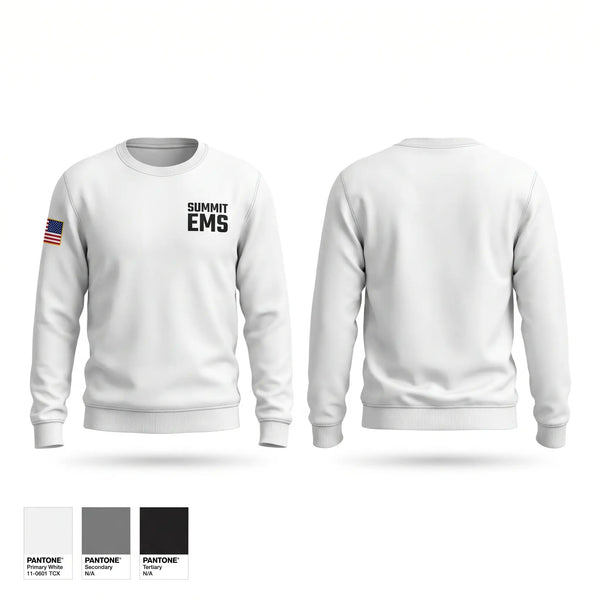 Crew Neck Sweatshirt, Summit EMS, EMS/EMT, Teamtime, Team time, sublimation, custom sports apparel, team uniforms, spirit wear, spiritwear, sports uniforms, custom shirts, team store, custom team store, fundraiser sports, apparel fundraiser