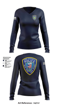 Port Authority Police 67694439 Women's Long Sleeve V-neck Shirt - 102