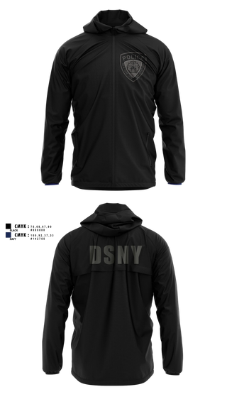 Windbreaker, DSNY Police, Police, Teamtime, Team time, sublimation, custom sports apparel, team uniforms, spirit wear, spiritwear, sports uniforms, custom shirts, team store, custom team store, fundraiser sports, apparel fundraiser