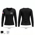 Fairview Engine Company 3 Women's Long Sleeve V-neck Shirt - 1