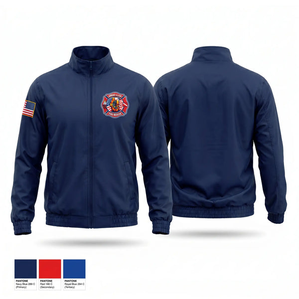 Windbreaker, Lawrence-Allison Fire Protection District, Fire Department, Teamtime, Team time, sublimation, custom sports apparel, team uniforms, spirit wear, spiritwear, sports uniforms, custom shirts, team store, custom team store, fundraiser sports, apparel fundraiser