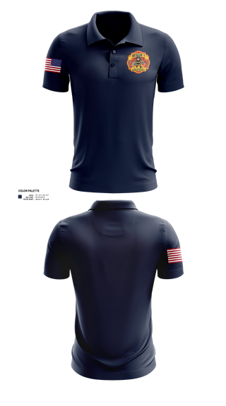 Short Sleeve Performance Polo, Camden city fire department, rescue 1, Fire Department, Teamtime, Team time, sublimation, custom sports apparel, team uniforms, spirit wear, spiritwear, sports uniforms, custom shirts, team store, custom team store, fundraiser sports, apparel fundraiser
