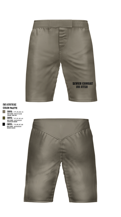 SEVIER COMBAT JIU JITSU 25333602 Fight Shorts - 1