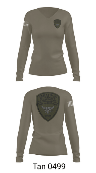 Womens Long Sleeve Vneck Shirt, SSPD SRT, Police, Teamtime, Team time, sublimation, custom sports apparel, team uniforms, spirit wear, spiritwear, sports uniforms, custom shirts, team store, custom team store, fundraiser sports, apparel fundraiser