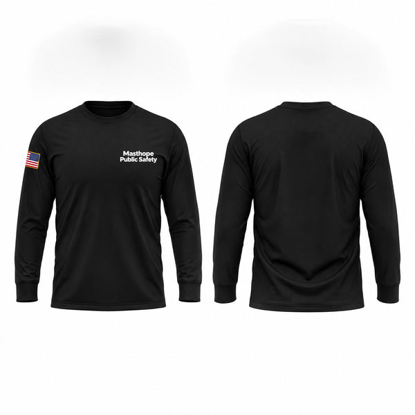 Long Sleeve Performance Shirt, Masthope Public Safety, Police, Teamtime, Team time, sublimation, custom sports apparel, team uniforms, spirit wear, spiritwear, sports uniforms, custom shirts, team store, custom team store, fundraiser sports, apparel fundraiser