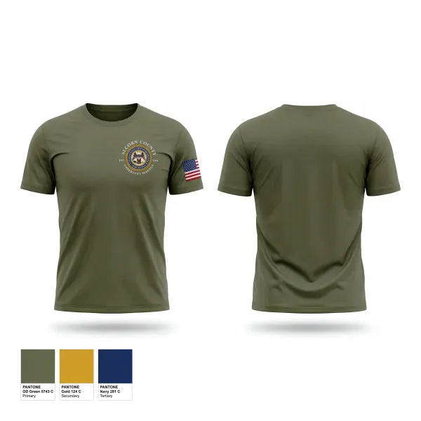 Short Sleeve Performance Shirt, Alcorn County Emergency Services, Fire Department, Teamtime, Team time, sublimation, custom sports apparel, team uniforms, spirit wear, spiritwear, sports uniforms, custom shirts, team store, custom team store, fundraiser sports, apparel fundraiser
