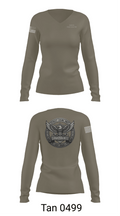 Street Crime Unit  Women's Long Sleeve V-neck Shirt - 11