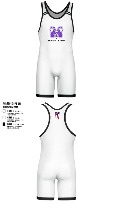 Mount Gilead High School Wrestling 55730415 Wrestling Singlet - 44