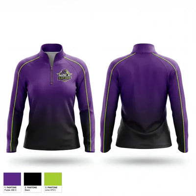 NOLA Black Hawks 6850608 Quarter Zip Jacket - 1