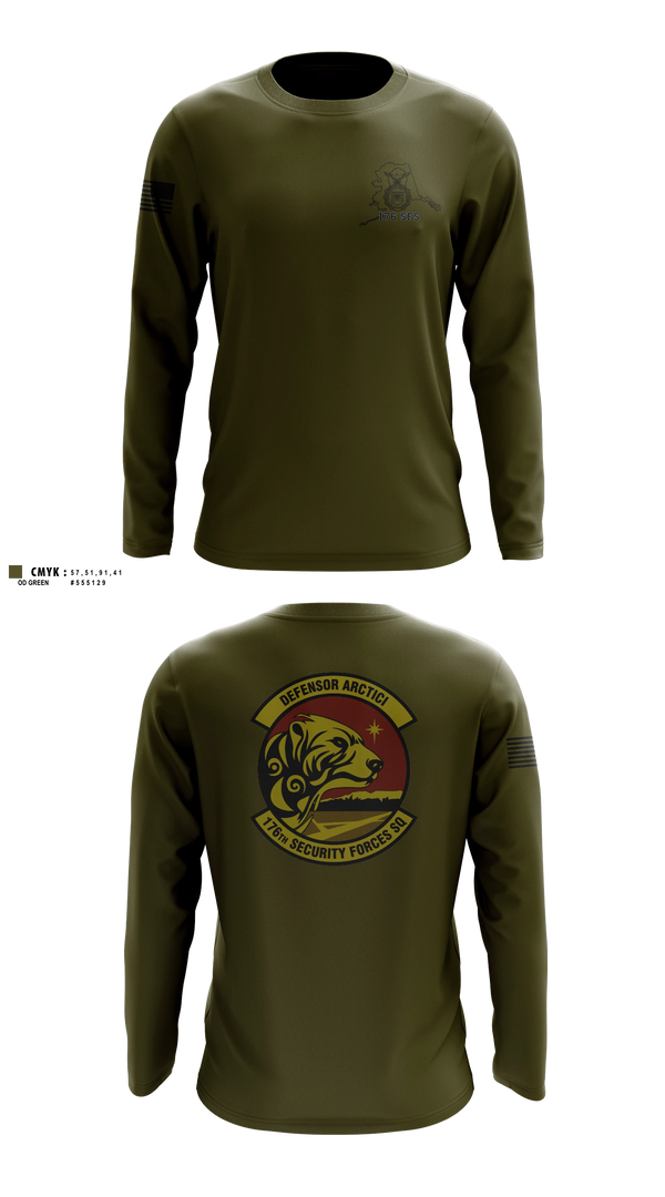 Long Sleeve Performance Shirt, 176 SFS, National Guard, Teamtime, Team time, sublimation, custom sports apparel, team uniforms, spirit wear, spiritwear, sports uniforms, custom shirts, team store, custom team store, fundraiser sports, apparel fundraiser